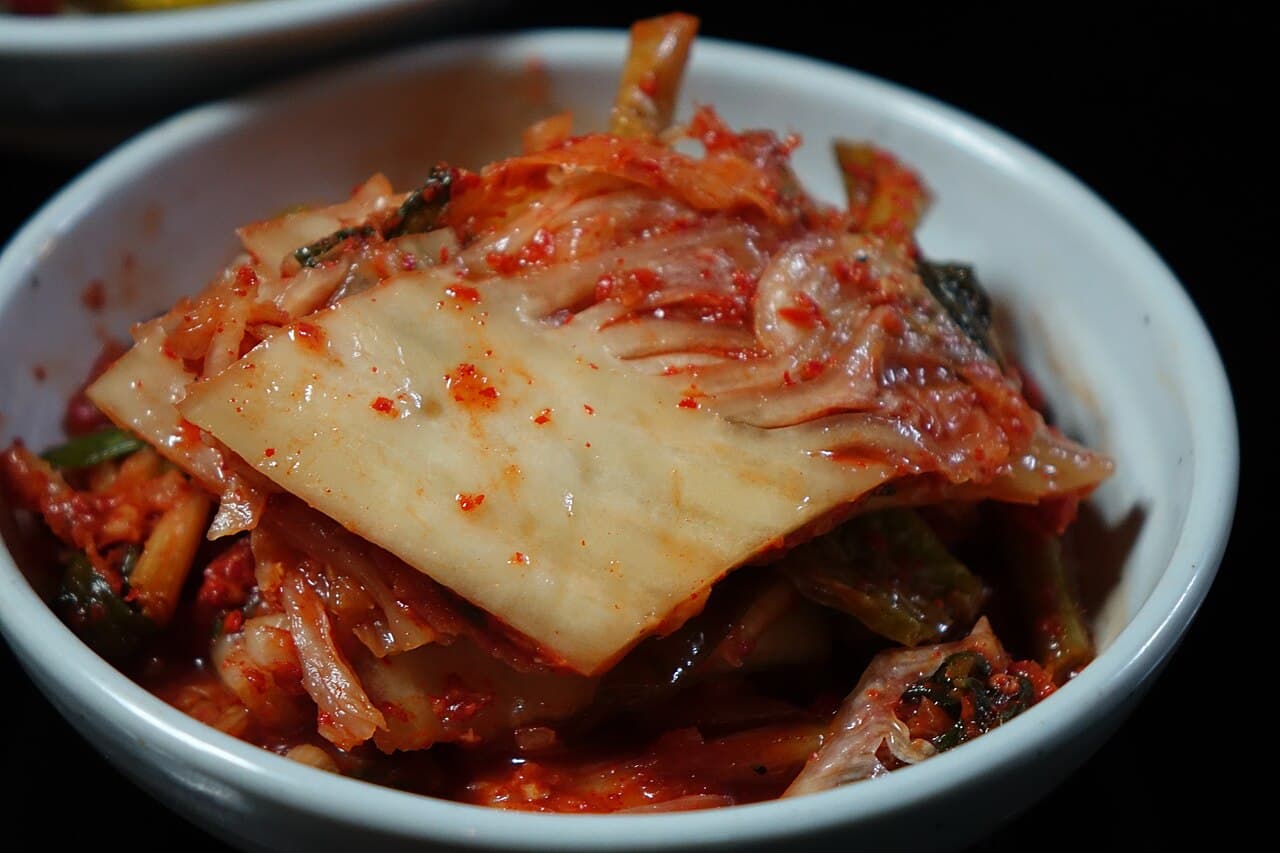Source photograph of Baechu-kimchi