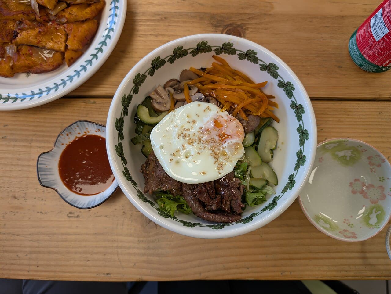 Source photograph of Bibimbap