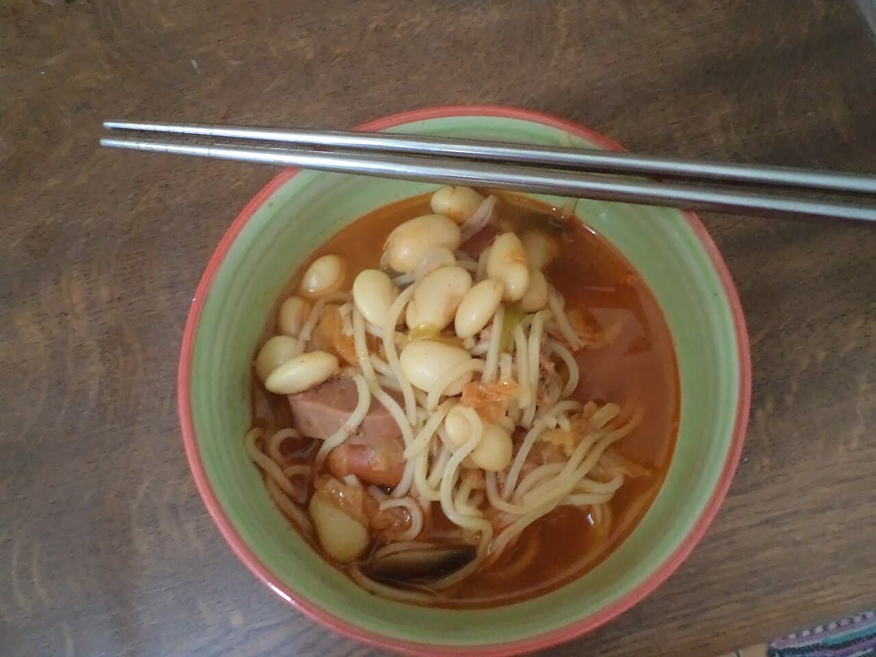 Source photograph of Budae jjigae
