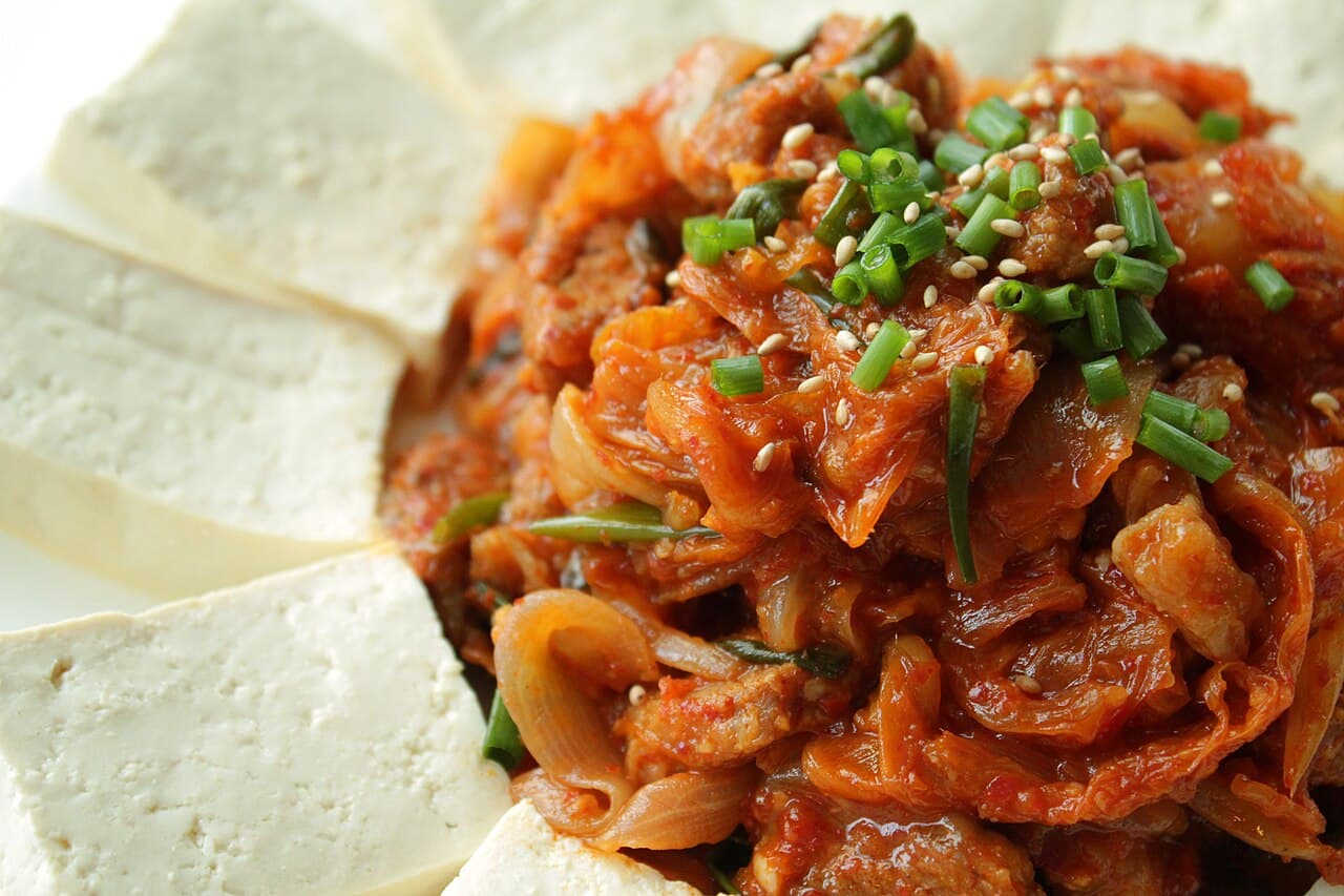 Source photograph of Dubu-kimchi
