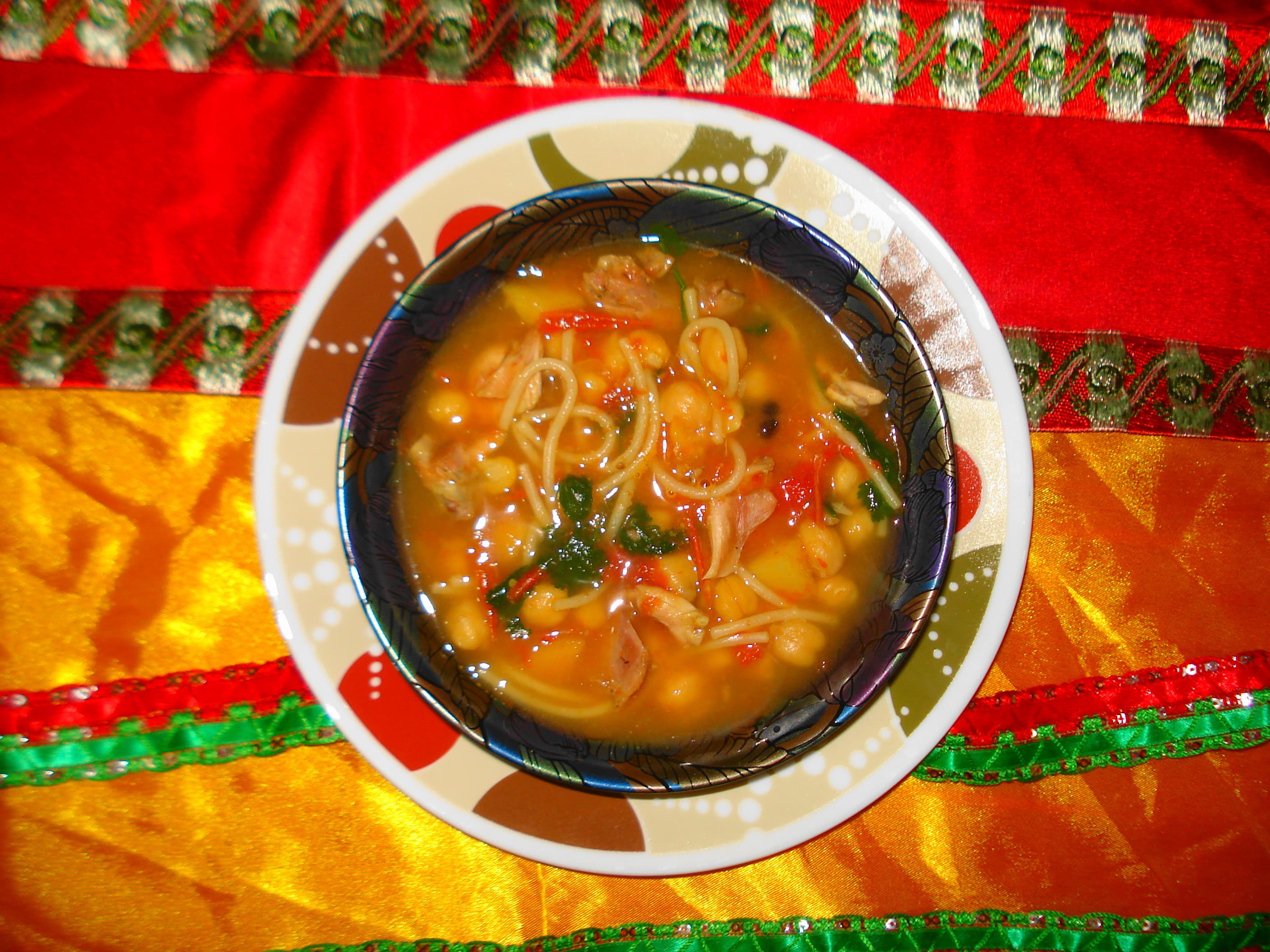 Source photograph of Harira. Not official I Want Some Food pixel artwork.