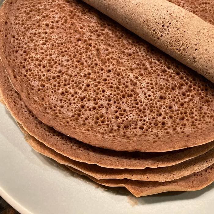 Source photograph of Injera