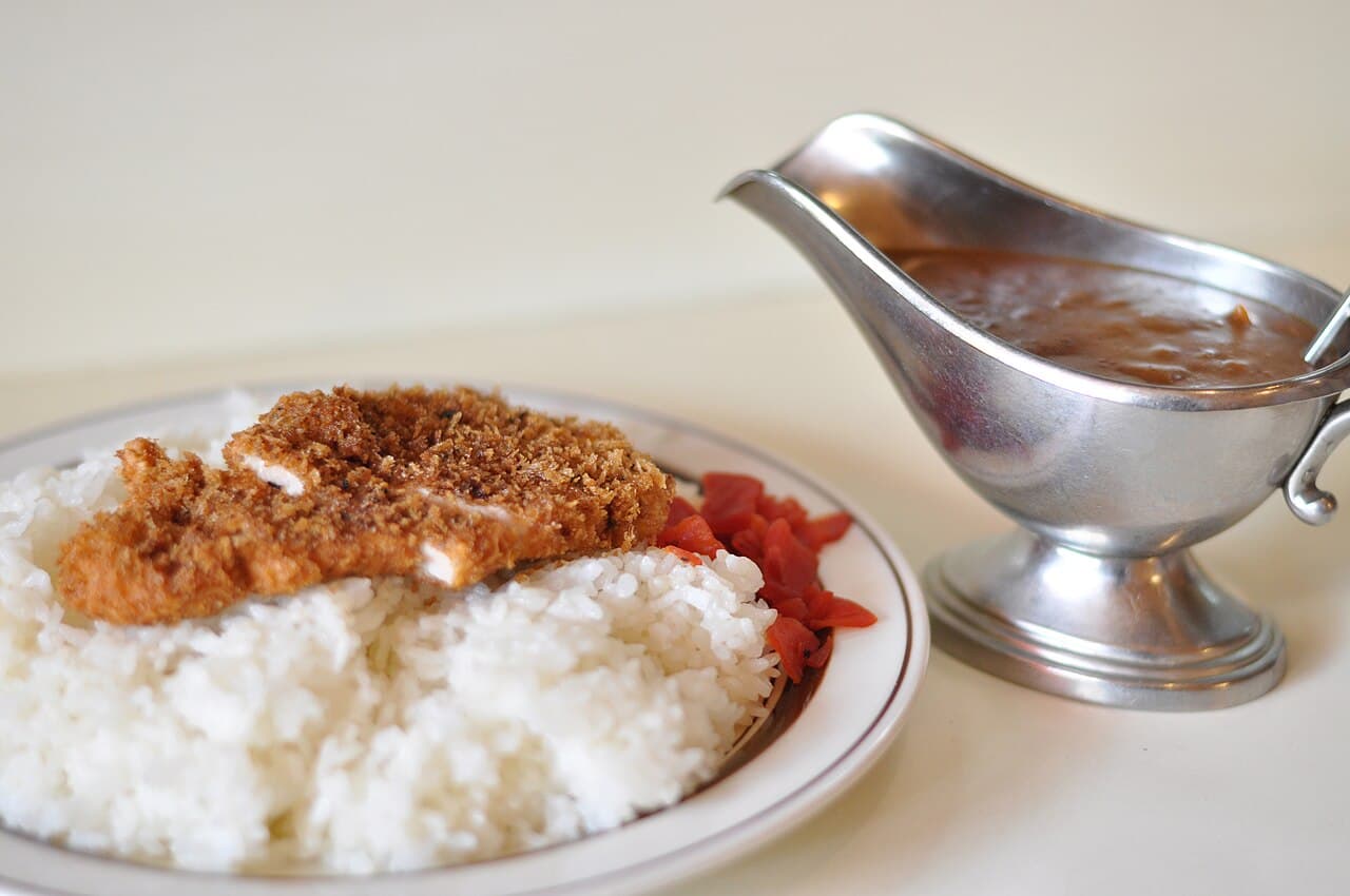 Source photograph of Katsu curry