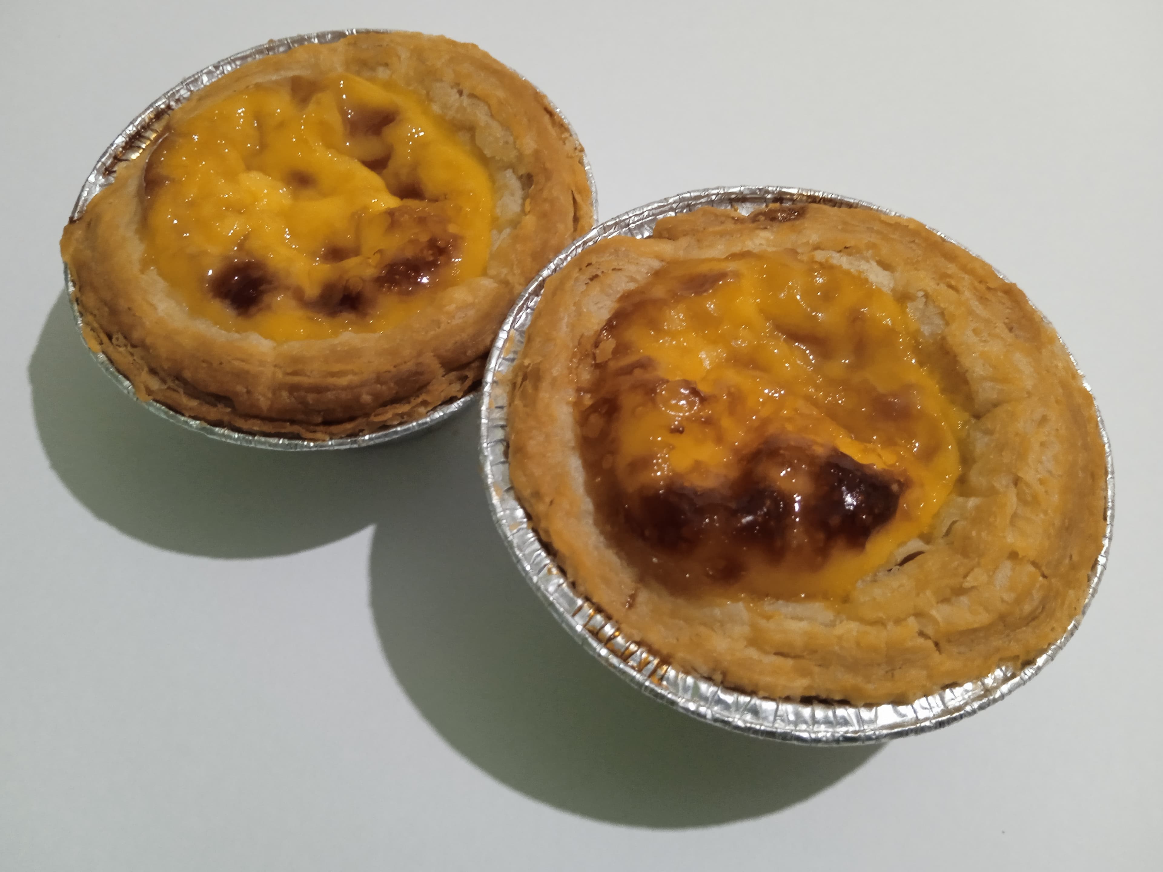 Source photograph of Pastéis de nata. Not official I Want Some Food pixel artwork.