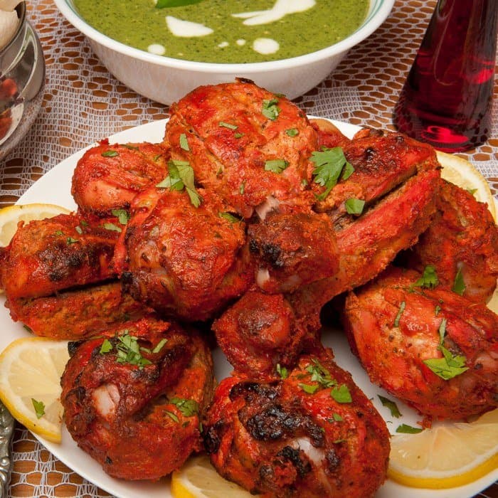 Source photograph of Tandoori chicken