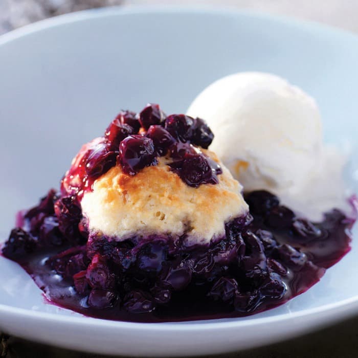Source photograph of Peach & Blueberry Grunt