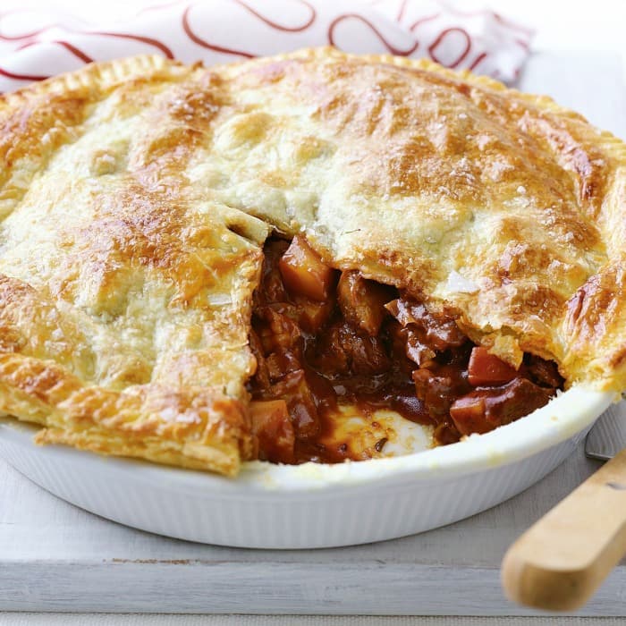Source photograph of Lamb and Potato pie