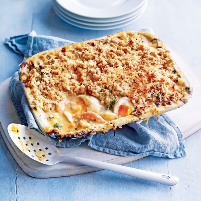 Source photograph of Three Fish Pie