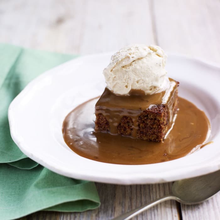 Source photograph of Sticky Toffee Pudding