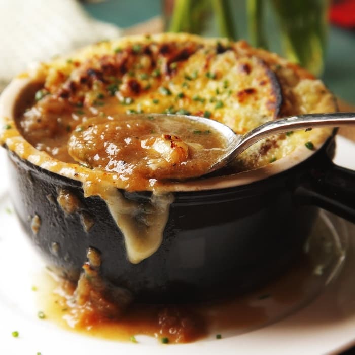 Source photograph of French Onion Soup