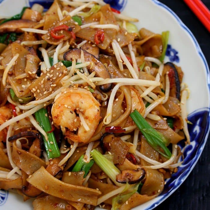 Source photograph of Shrimp Chow Fun