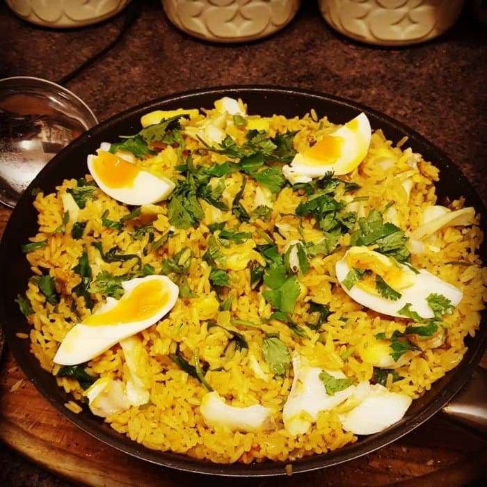 Source photograph of Smoked Haddock Kedgeree