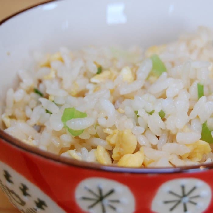 Source photograph of Japanese gohan rice