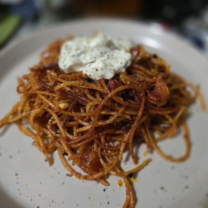 Source photograph of Syrian Spaghetti