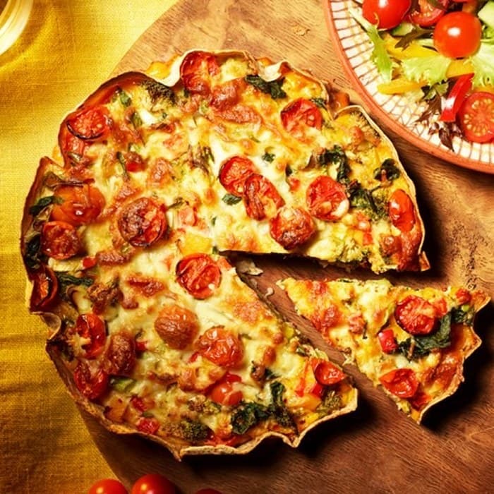 Source photograph of Spiced tortilla
