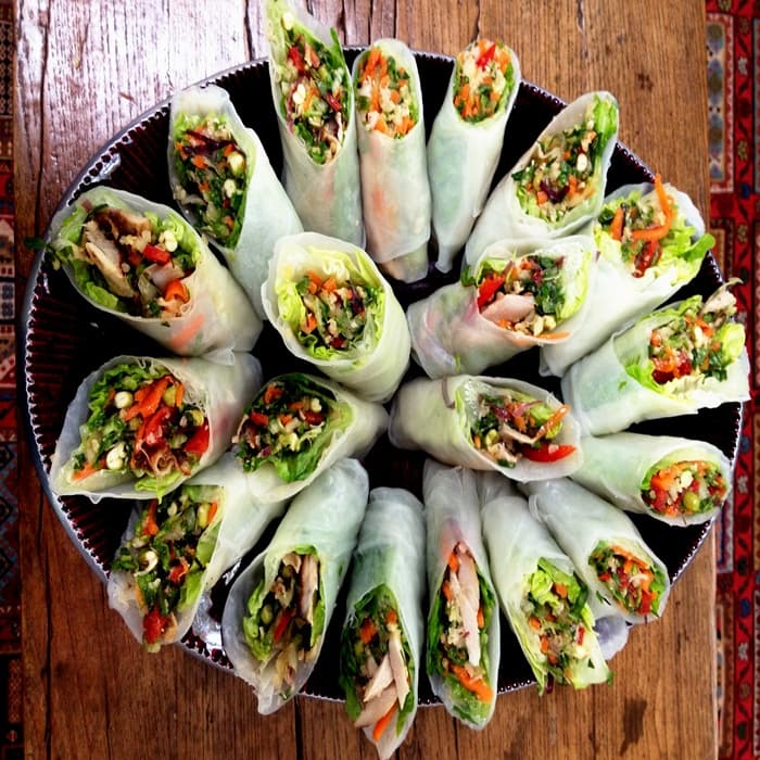 Source photograph of Vietnamese veg parcels