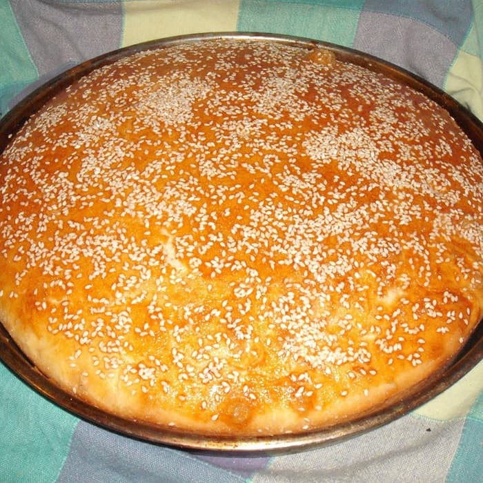 Source photograph of Khobz el Dar (Algerian Semolina Bread)