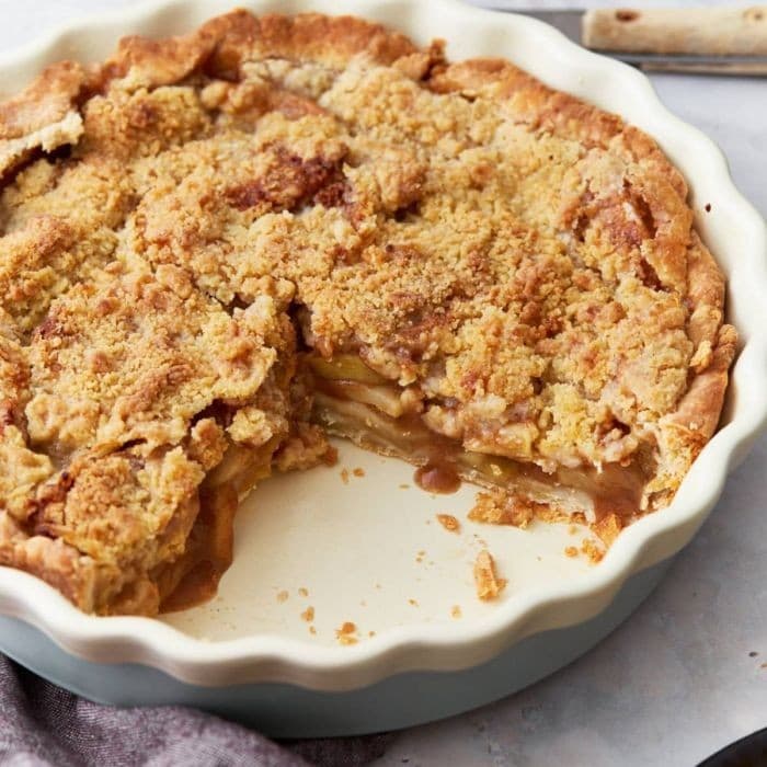 Source photograph of Dutch Apple Pie