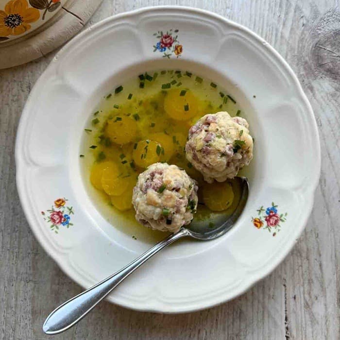 Source photograph of Tirolean Dumplings